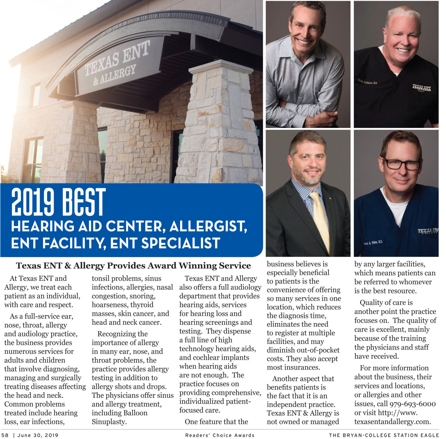 The Eagle Readers' Choice Award 2019